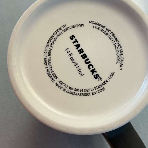 Starbucks White Mug with Gray Handle - Picture 4 of 6